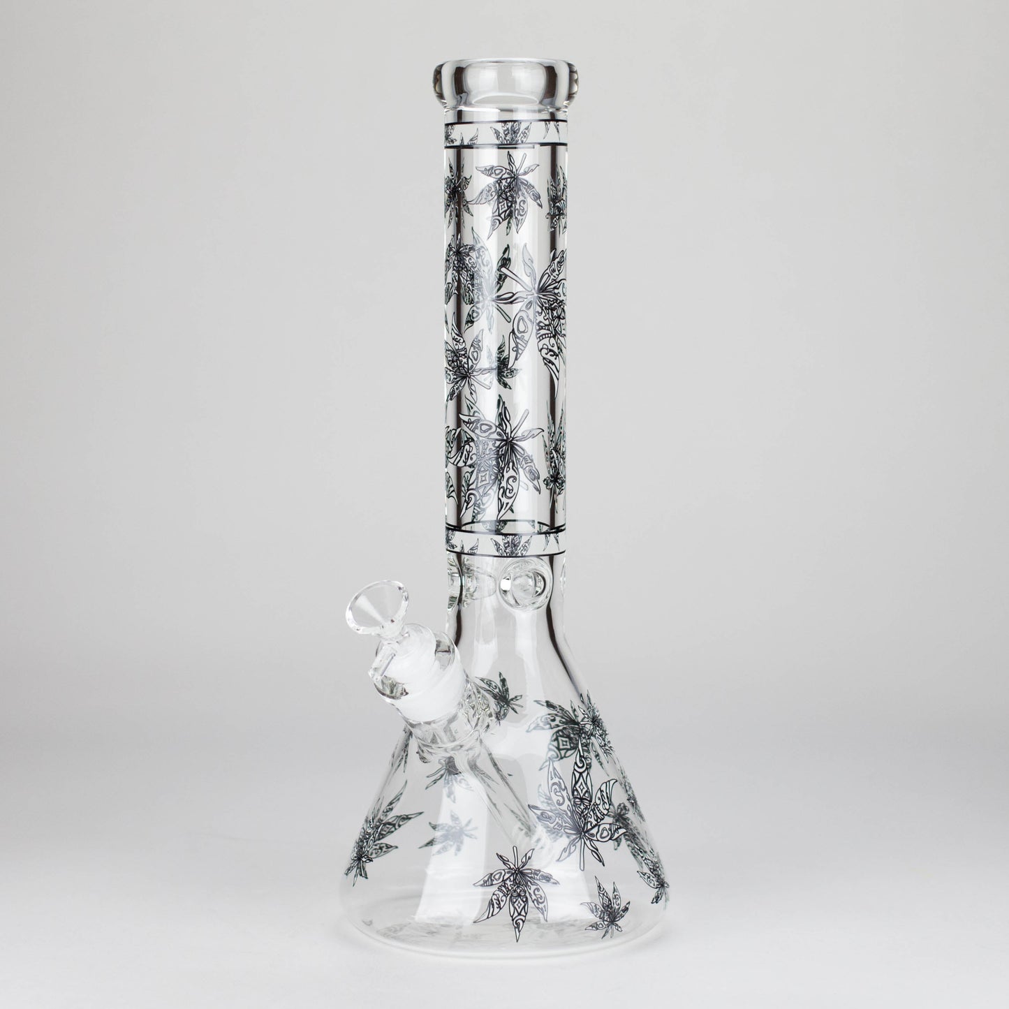 14″ Glow-in-the-Dark Glass Beaker Bong