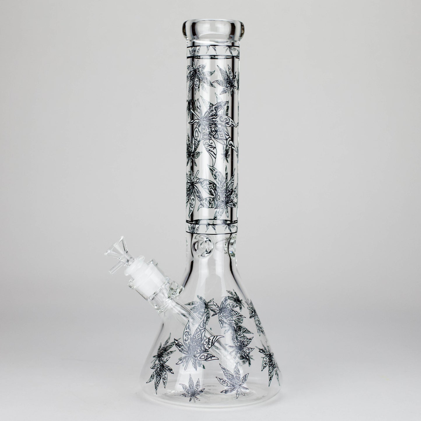 14″ Glow-in-the-Dark Glass Beaker Bong