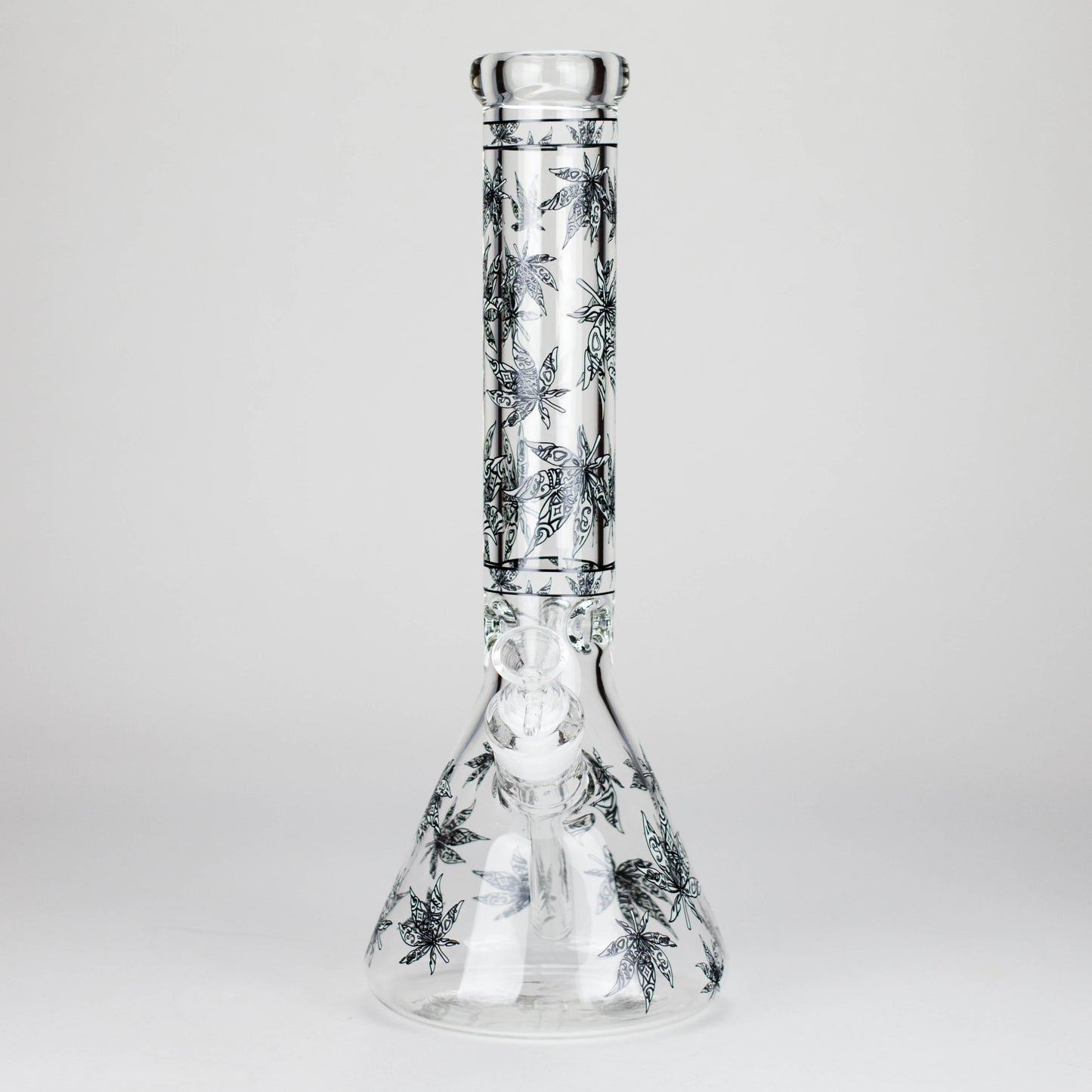14″ Glow-in-the-Dark Glass Beaker Bong