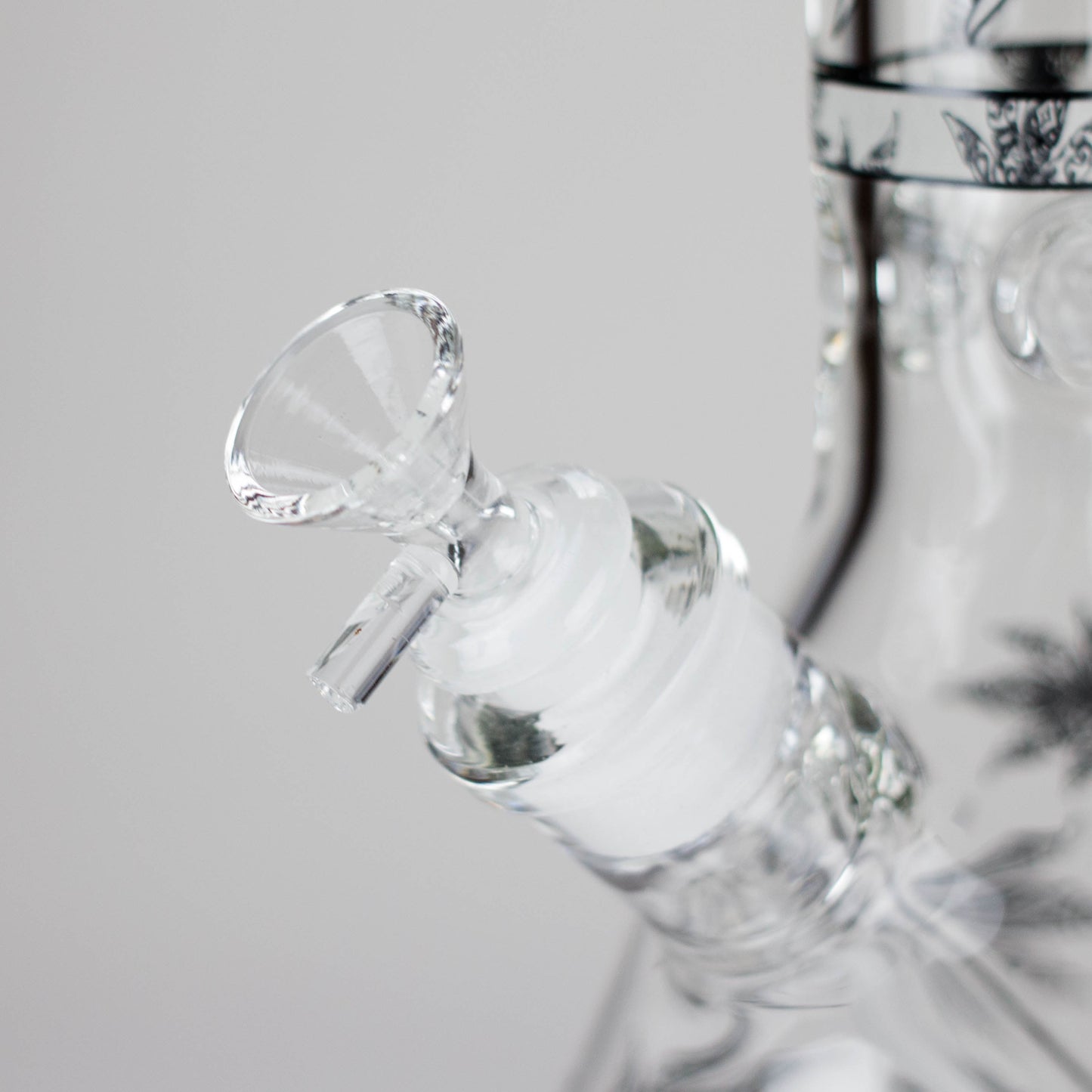 14″ Glow-in-the-Dark Glass Beaker Bong