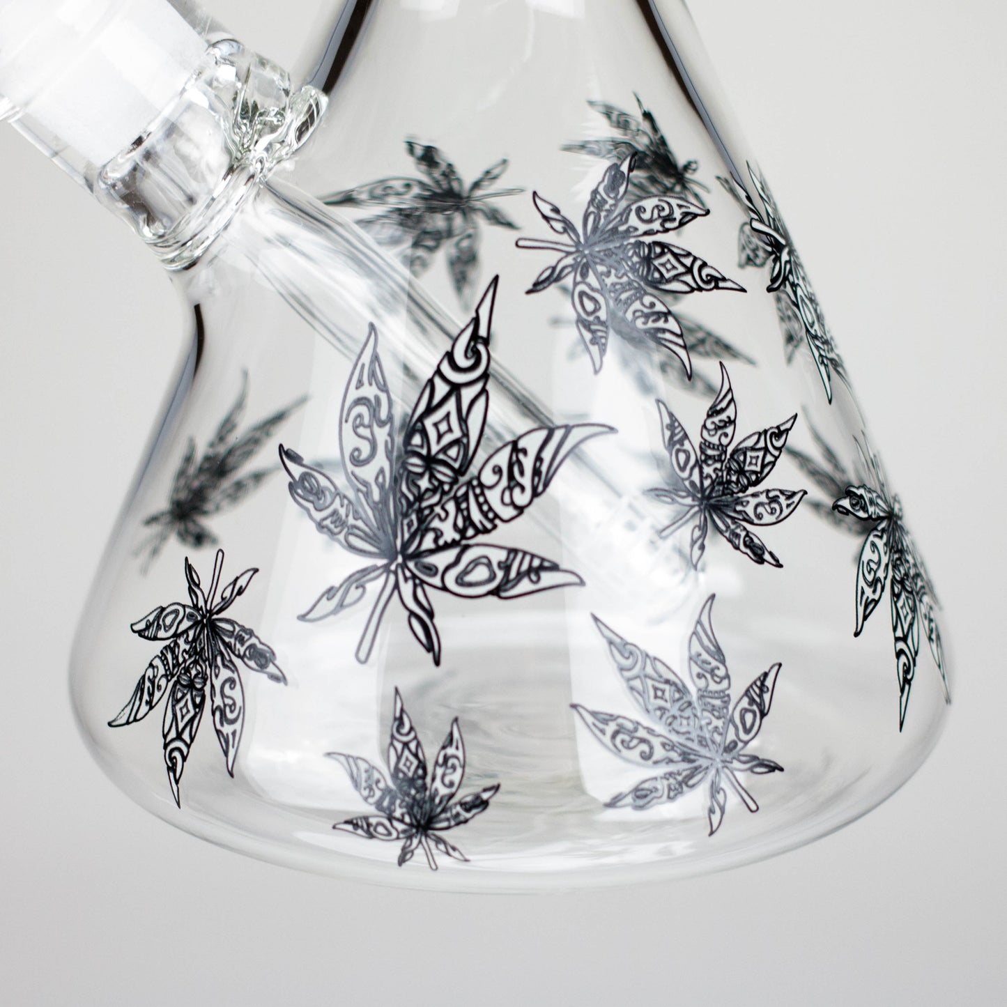 14″ Glow-in-the-Dark Glass Beaker Bong
