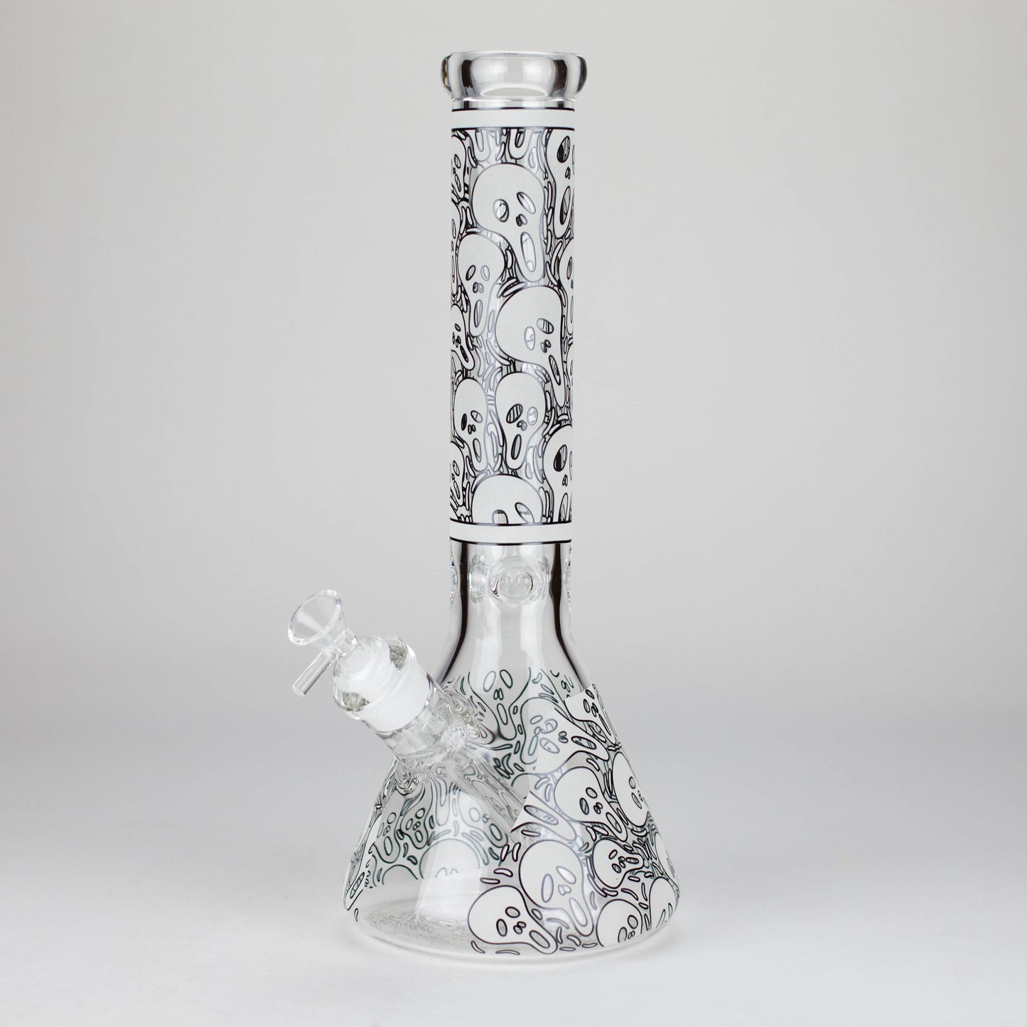 14″ Glow-in-the-Dark Glass Beaker Bong