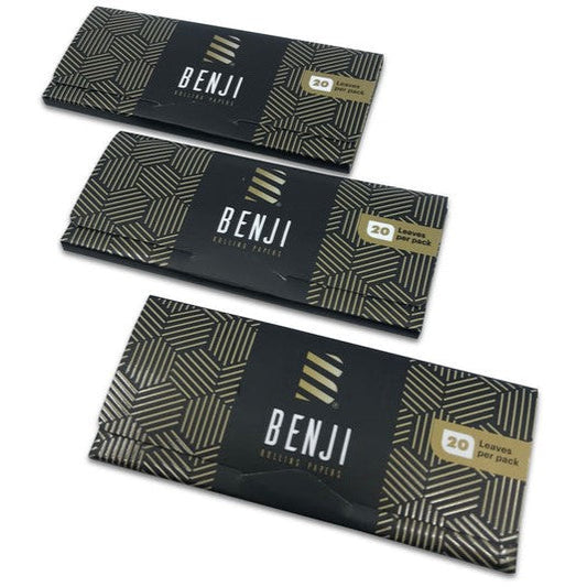 Benji $100 Dollar Bill Rolling Papers – All-Natural Novelty Papers with Filter Tips (20 Pack)