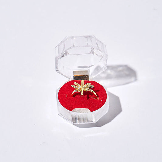 Mary Me Cannabis Ring – Elegant Wellness Jewelry for CBD Lovers